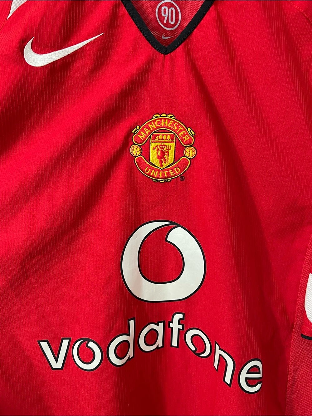 Nike Manchester United Red Home 2004 2005 2006 Jersey - Picture 3 of 9